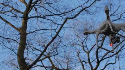 Shot from below of a drone Stock Footage 87273811