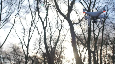 Shot from below of a drone Stock Footage 87274238