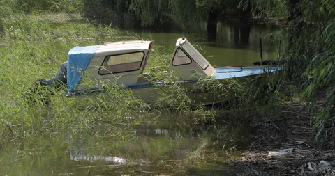 Shot of a boat. Stock Footage 136131600