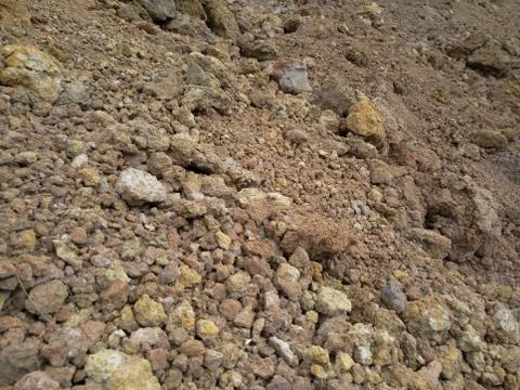 Shot of brown construction soil Stock Photos