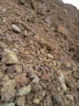 Shot of brown construction soil Stock Photos