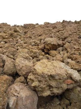 Shot of brown construction soil Stock Photos