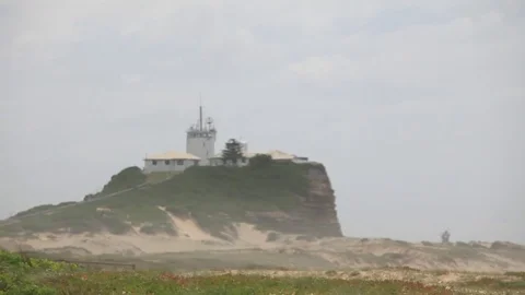 Shot of building at the beach. Stock Footage 81882668