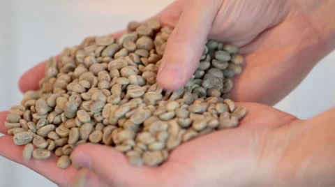 Shot of the coffee roasting process. Stock Footage 68730225