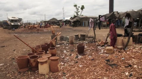 Shot of Craft artisan working on Mortar and Pestle Vidéo 164539854