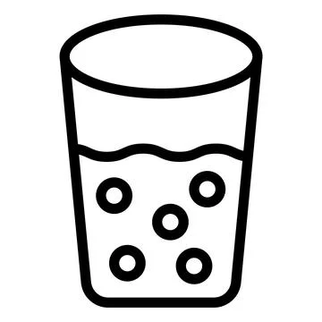 Shot Glass Vector Icon Design Illustration Stock Illustration
