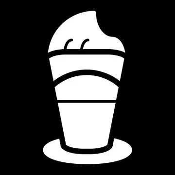 Shot glass vector icon. Fire burning cocktail Stock Illustration