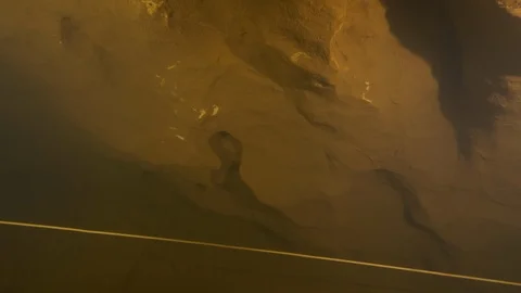 Shot on guide line that slides between the rocks, Risorgenza Amaseno, Italy Stock Footage 109103886