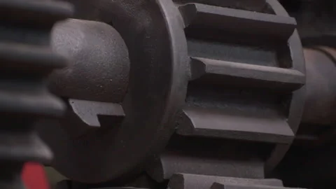 Shot of heavy engineering machinery. 스톡 동영상 322918931