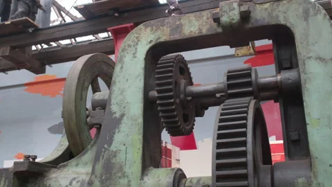 Shot of heavy engineering machinery. Stock Footage 322918934