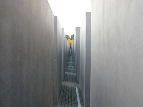 Shot of the Holocaust Memorial 스톡 동영상 80446336