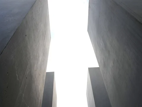 Shot of the Holocaust Memorial Stock-Footage 80446356