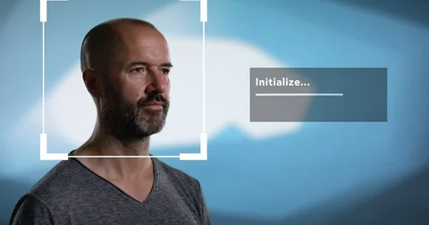 Shot to illustrate face recognition Vidéo 85269246