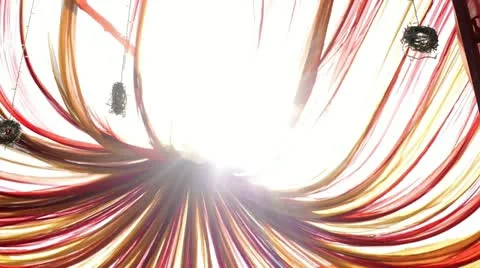 Shot of a Indian wedding mandap Stock Footage 30091701