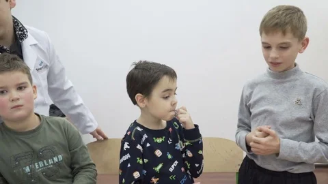 Shot of kids learning robotics at school lessons Stock Footage 82443838