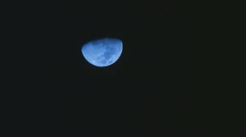 Shot of Moon Stock Footage 459925