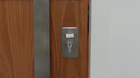 Shot of opening door Stock Footage 235581391