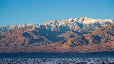 Shot of the Panamint Range Stock Photos