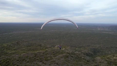 Shot with paragliding drone flying Stock-Footage 158901562