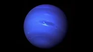 Shot Of The Planet Neptune From The Nasa Voyager. Stock Footage