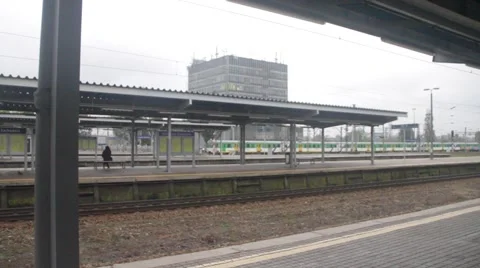 Shot on platform  Stock Footage 68823879