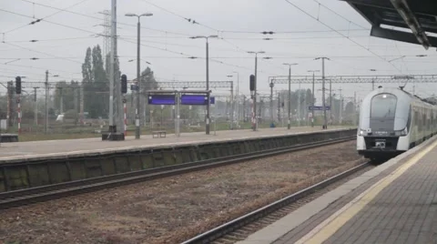 Shot on platform  Stock Footage 68823884