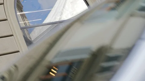 A shot of a Prada store front in Florence Italy Stock Footage 88487937