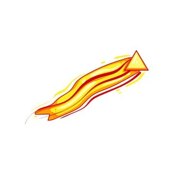 Shot projectile game cartoon vector illustration Stock Illustration