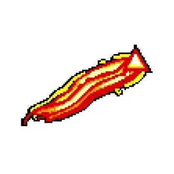 Shot projectile game pixel art vector illustration Stock Illustration