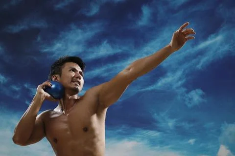 Shot put Stock Photos