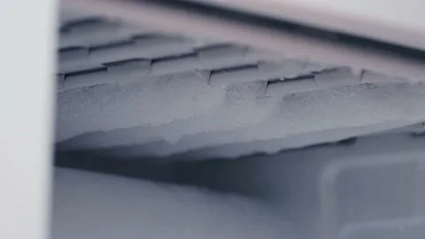 A shot of refrigerator defrosting process Stock Footage 168571660
