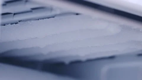 A shot of refrigerator defrosting process Video stock 168571662