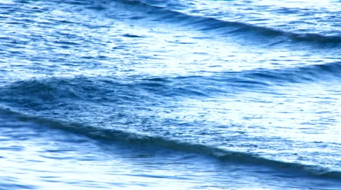 Shot of Rolling Waves at the Seaside in the UK Stock Footage 56151671
