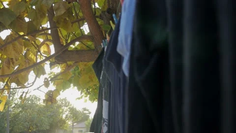 Shot in Shkodër in Albania, clothes with the sun Stockbeeldmateriaal 137139364
