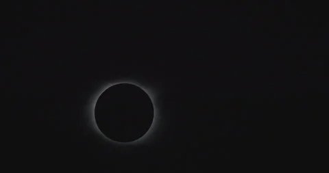 A shot of a solar eclipse in totality shot in DCI 4K 24p Stock Footage 245972885