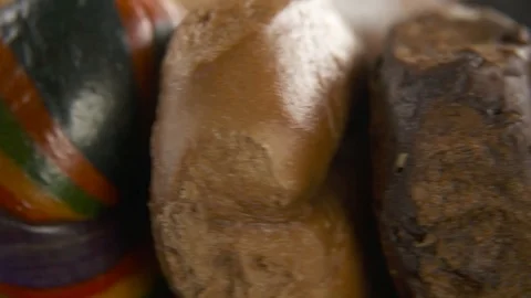 Shot of turning bagels  Stock Footage 112821490