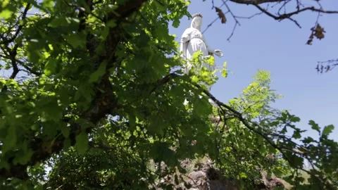 Shot of the Virgin Mary Stock Footage 131305701