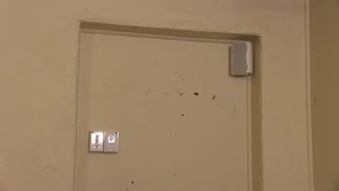 A shot of a wall with switch Stock Footage 84960710