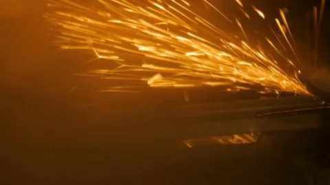 Shot of welding in Norway, close Stock Footage 85160946