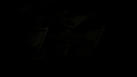 A shot on which a large number of banknotes is illuminated by light. Stock Footage 261852711