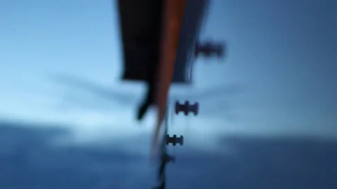 A shot of window of a boat Stock Footage 79560450