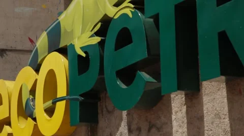Shot Zoom-In of one of the Ecopetrol's Complex Buildings Stock Footage 42269196