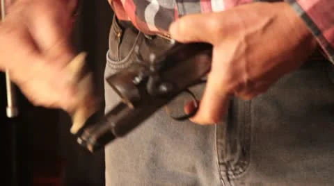 Shotgun cleaning Stock Footage 22024471