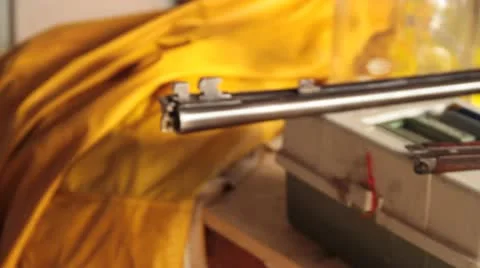Shotgun cleaning Stock Footage 22025765