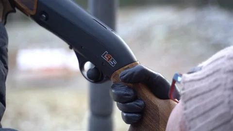 Shotgun hunter Stock Footage 98365957