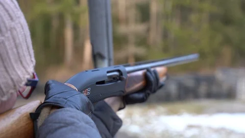 Shotgun hunter Stock Footage 98366088