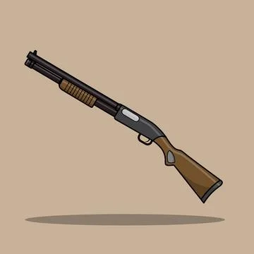 Shotgun Stock Illustration