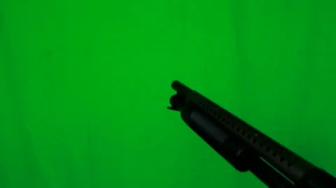 Shotgun Pull Out From Below With One Hand Stock Footage