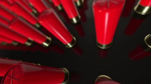 Shotgun Shell Grid 库存影片 58931581