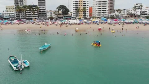 Shots of the beaches of Ecuador Video stock 241609120